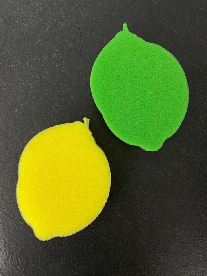 Набор губок для посуды 4 шт. "Lemon &amp; Lime"