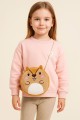 Сумочка плюшевая "Beaver",  ginger (16*14 см)