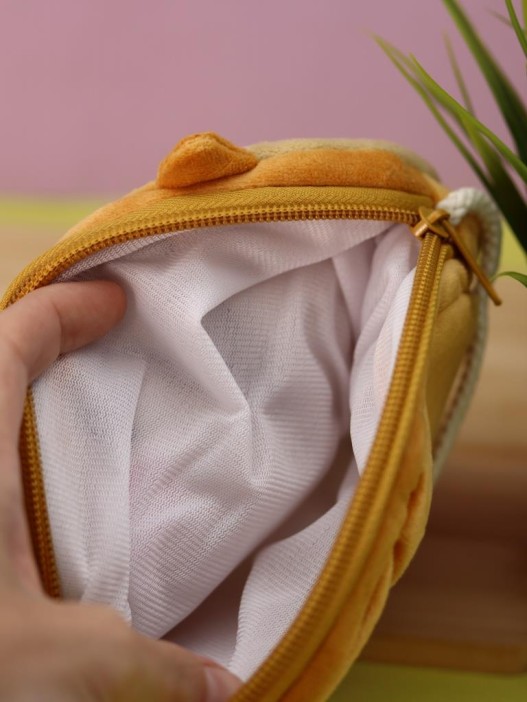 Сумочка плюшевая &quot;Beaver&quot;,  ginger (16*14 см) 