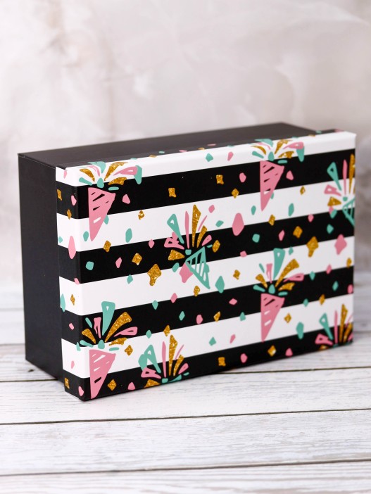 Подарочная коробка «Festive confetti», 23*16*9.5 