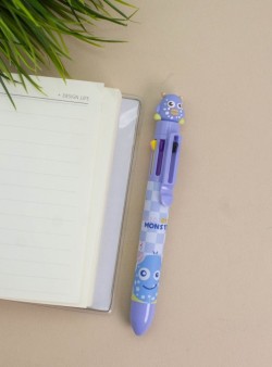 Разноцветная ручка 8 в 1 "Monster", purple
