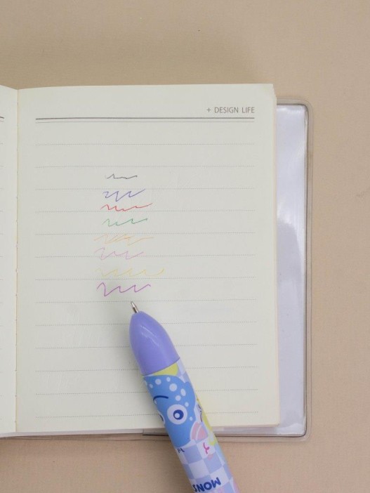 Разноцветная ручка 8 в 1 &quot;Monster&quot;, purple 