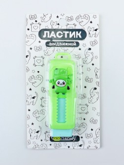 Выдвижной ластик ПО ПЛАНУ. "Hardworking panda", mix