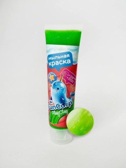 Мыльная краска "FunCorp Playclay", зеленая  (90мл)