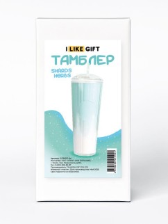Тамблер iLikeGift &quot;Shards herbs&quot;, green (720 мл)