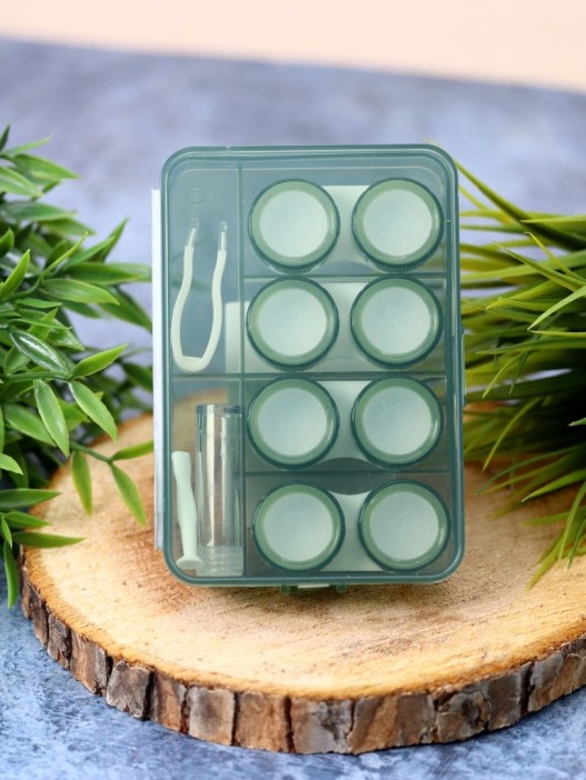 Контейнер для линз «Kit classic», green 