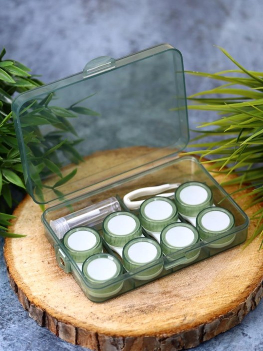 Контейнер для линз «Kit classic», green 