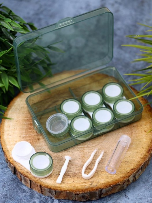 Контейнер для линз «Kit classic», green 