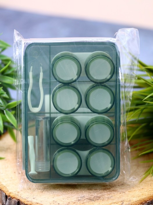 Контейнер для линз «Kit classic», green 