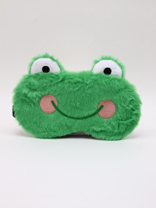 Маска для сна гелевая GIRLY &quot;Happy fuzzies&quot;, frog 