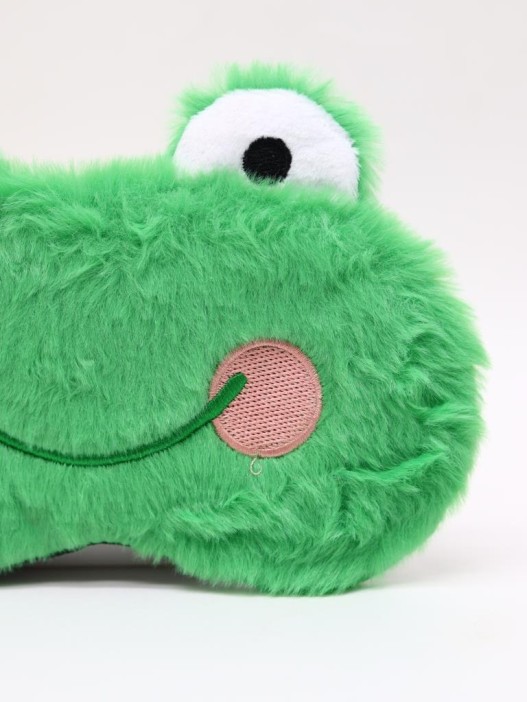 Маска для сна гелевая GIRLY &quot;Happy fuzzies&quot;, frog 