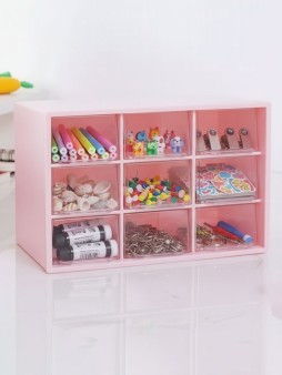 Органайзер настольный LikeGift "Square", pink (12*18*9,8 см)