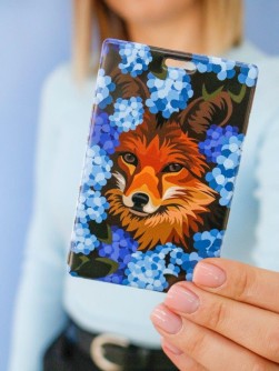 Держатель для карт "Хитрая лиса" (6,5 х 10,4 см)