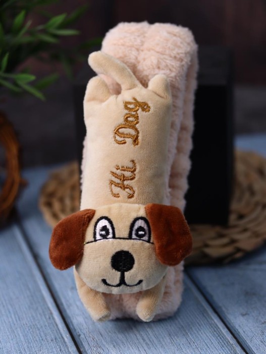 Повязка на голову "Dog resting", brown 