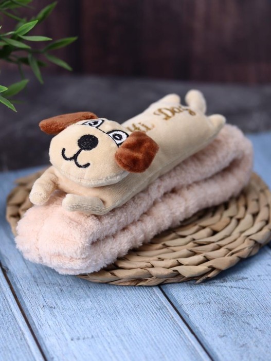 Повязка на голову "Dog resting", brown 