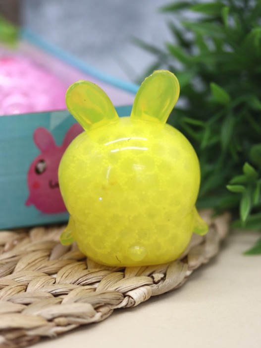 Мялка - антистресс «Rabbit ball», yellow 