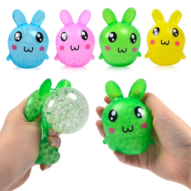 Мялка - антистресс «Rabbit ball», yellow