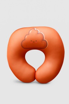 Игрушка- Подушка для шеи Hugme toys «Какашка»