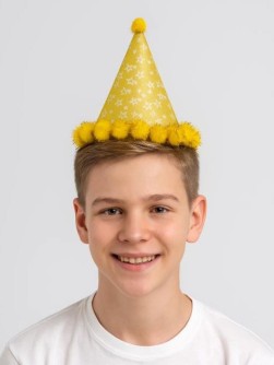 Праздничный колпак "Holiday Star", mix (20 х 16 см)