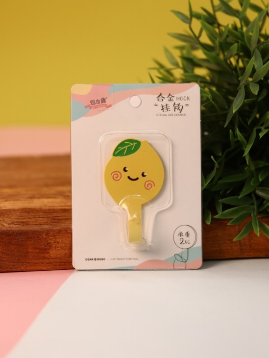 Крючок на липучке «Nice lemon», yellow 