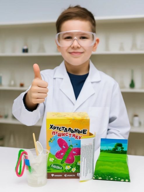 Набор для опытов Хрустальные пушистики &quot;БАБОЧКА&quot; 