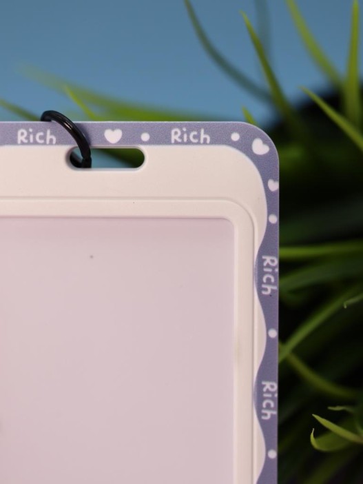 Футляр для карт на ленте &quot;Be happy&quot;, smile 