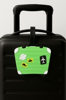Бирка для багажа "Suitcase", green