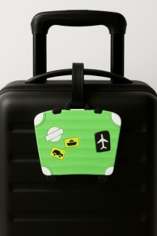 Бирка для багажа "Suitcase", green