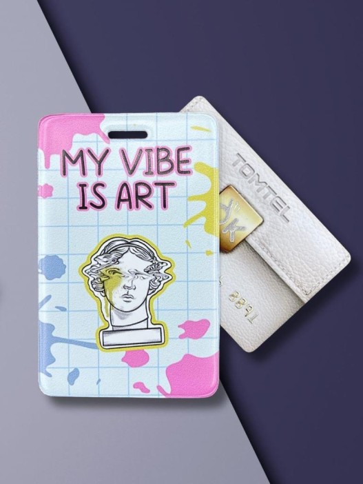 Держатель для карт &quot;My vibe is art&quot; (6,5 х 10,4 см) 