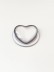 Попсокет iLikeGift «Glass heart», grey 