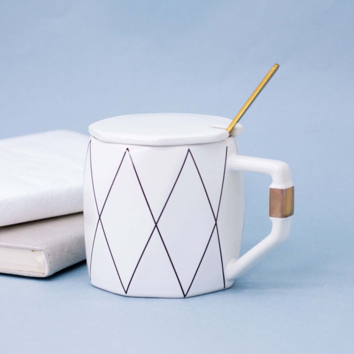 Кружка "Facets", white (380 ml) 