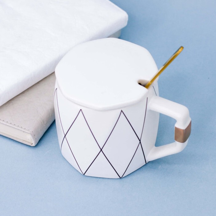 Кружка "Facets", white (380 ml) 