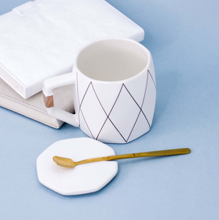 Кружка "Facets", white (380 ml) 