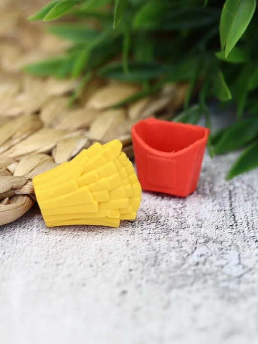Ластики "French fries", шоу-бокс 12 шт. 
