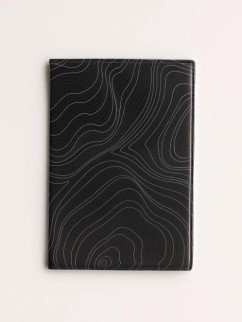 ОБЛОЖКА ДЛЯ ПАСПОРТА &quot;Black on white&quot;, плотность 600 мкм