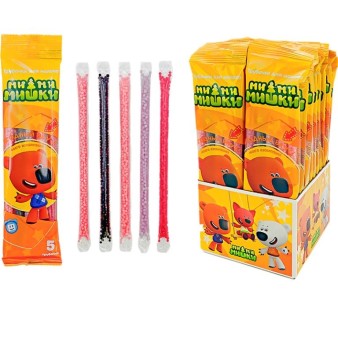 Трубочка для молока "Ми-Ми-Мишки" ягодный микс (клубника, малина, ежевика, вишня, шокола