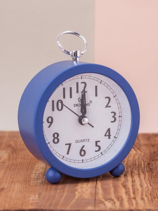 Часы-будильник &quot;Every day&quot;, blue (12,2х12,2 см) 