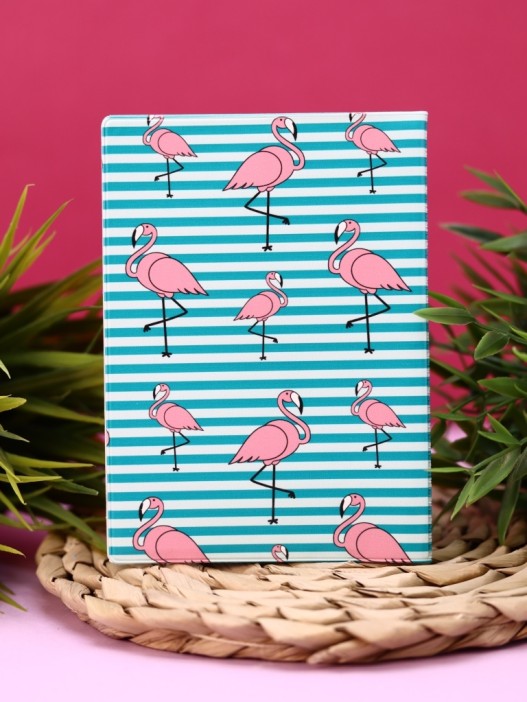 ОБЛОЖКА ДЛЯ ПАСПОРТА ФЛАМИНГО BLUE, плотность 600 мкм 