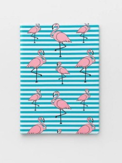 ОБЛОЖКА ДЛЯ ПАСПОРТА ФЛАМИНГО BLUE, плотность 600 мкм