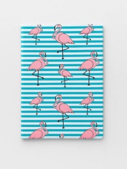 ОБЛОЖКА ДЛЯ ПАСПОРТА ФЛАМИНГО BLUE, плотность 600 мкм