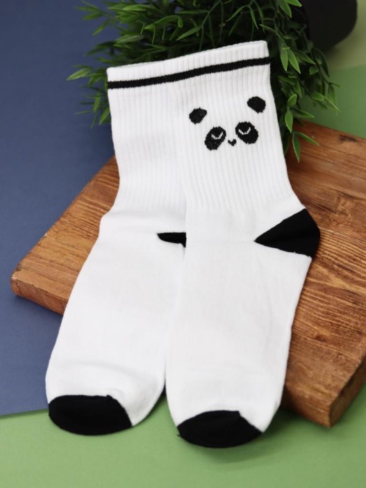 Носки женские &quot;Panda white&quot;, р. 35-40, белый 