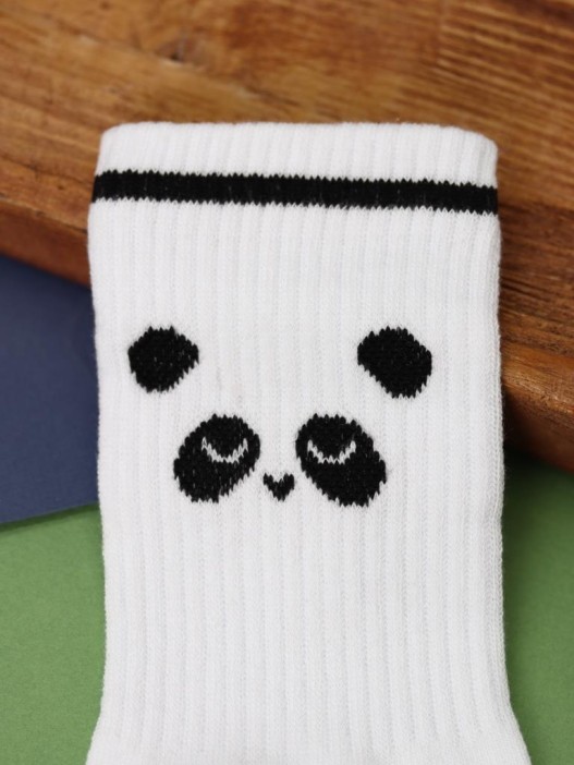 Носки женские &quot;Panda white&quot;, р. 35-40, белый 
