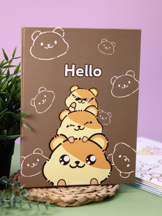 Зеркало &quot;Let&#039;s go hamster&quot;, dark brown 