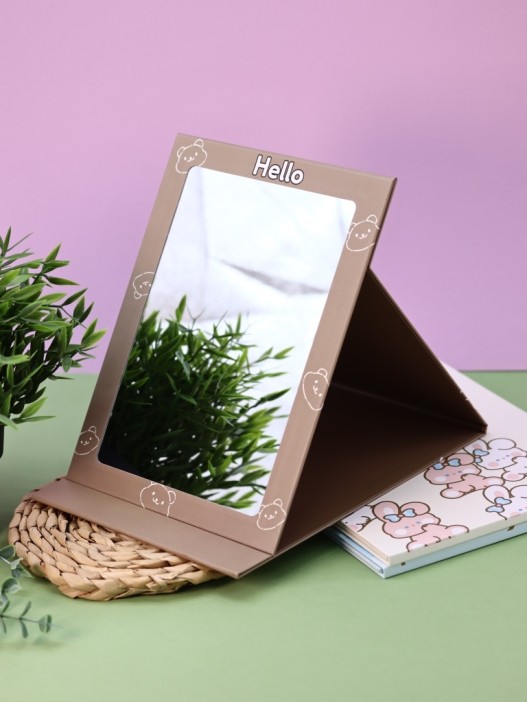 Зеркало &quot;Let&#039;s go hamster&quot;, dark brown 