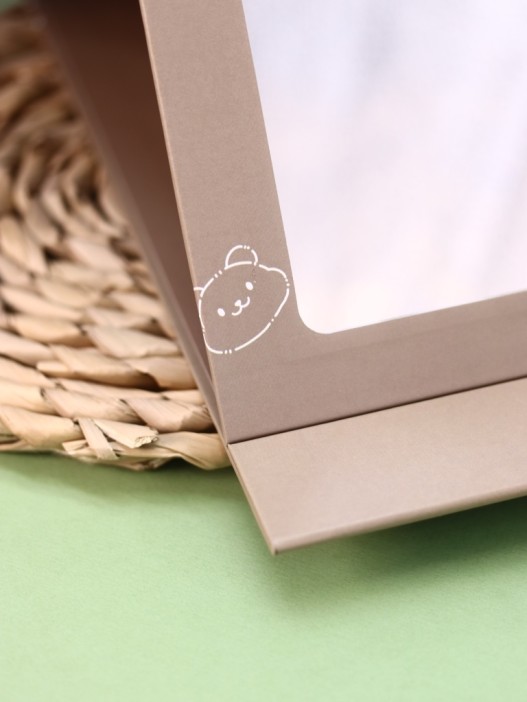 Зеркало &quot;Let&#039;s go hamster&quot;, dark brown 