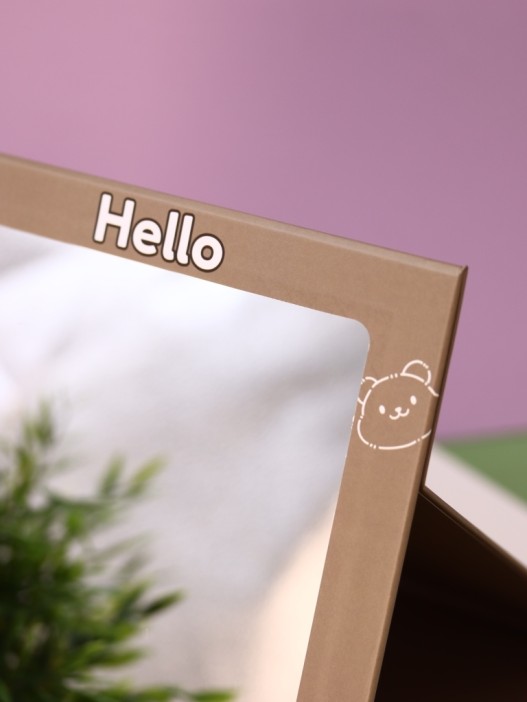 Зеркало &quot;Let&#039;s go hamster&quot;, dark brown 