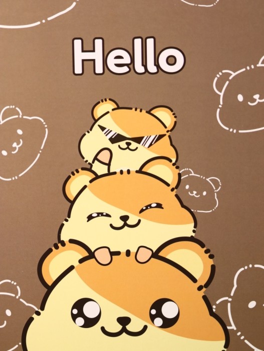 Зеркало &quot;Let&#039;s go hamster&quot;, dark brown 