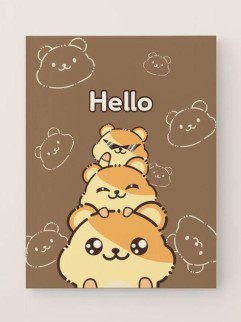 Зеркало &quot;Let&#039;s go hamster&quot;, dark brown