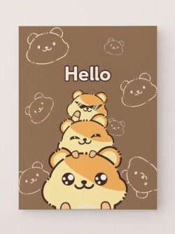 Зеркало "Let's go hamster", dark brown