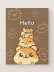 Зеркало &quot;Let&#039;s go hamster&quot;, dark brown 